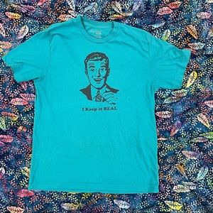 Retro “I keep it Real” T-Shirt unisex size small